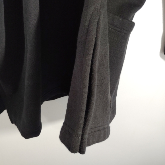 2X Jones New York Cozy Soft Jacket Long Coat Charcoal Gray Pockets Button Down - Picture 11 of 14